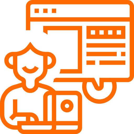 Ilustración de asesoría creativa y estrategia digital